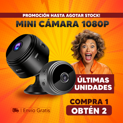 Comprá 1, llevate 2 Mini Cámara 1080p