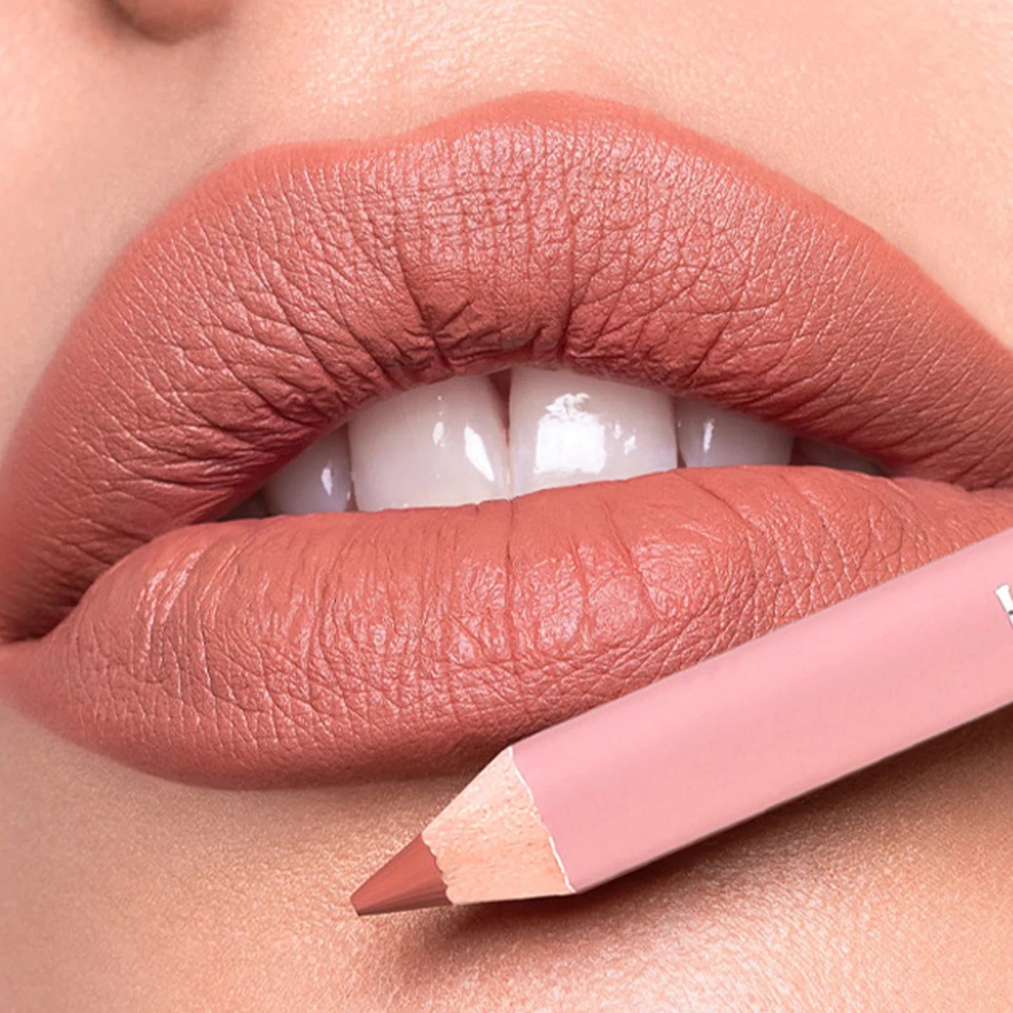 Lápiz delineador de labios mate de 12 colores, resistente al agua, con efecto voluminizador, lápiz labial natural, color rosa nude, contorno de labios profesional, maquillaje