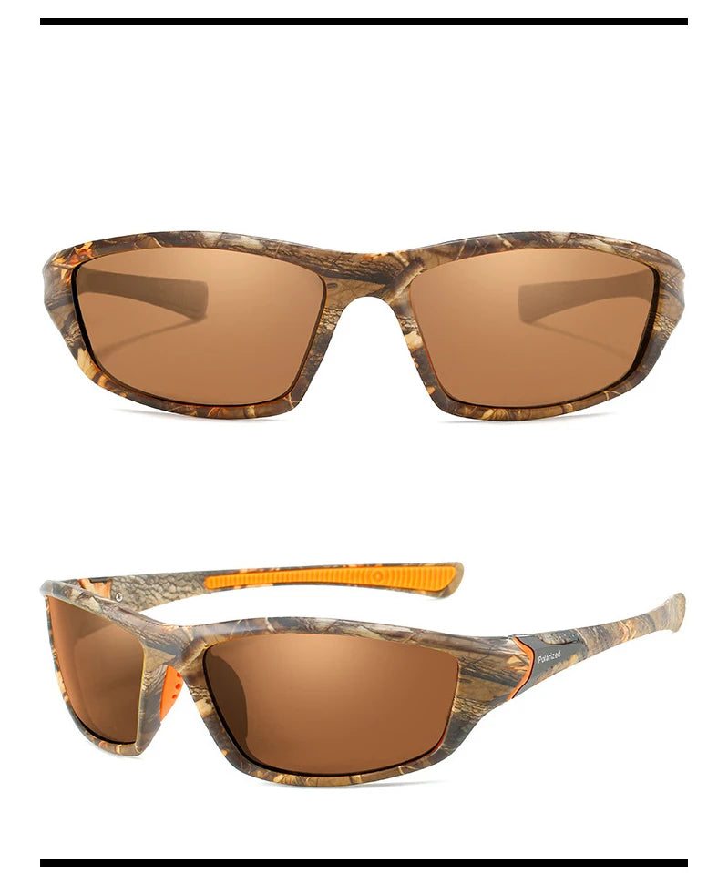 Gafas de sol polarizadas de alta definición para hombres y mujeres, gafas de sol para deportes al aire libre, pesca, protección UV400, gafas de conducción