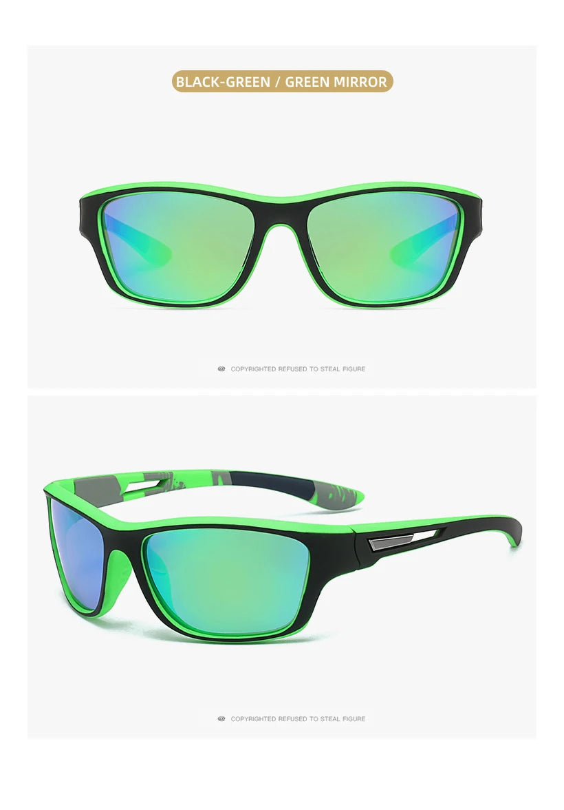 Gafas de sol polarizadas de alta definición para hombres y mujeres, gafas de sol para deportes al aire libre, pesca, protección UV400, gafas de conducción