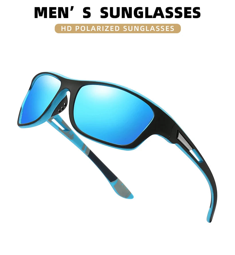 Gafas de sol polarizadas de alta definición para hombres y mujeres, gafas de sol para deportes al aire libre, pesca, protección UV400, gafas de conducción