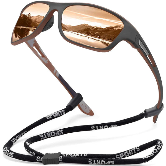 Gafas de sol polarizadas de alta definición para hombres y mujeres, gafas de sol para deportes al aire libre, pesca, protección UV400, gafas de conducción