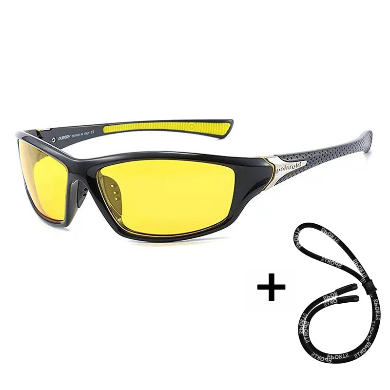 Gafas de sol polarizadas de alta definición para hombres y mujeres, gafas de sol para deportes al aire libre, pesca, protección UV400, gafas de conducción