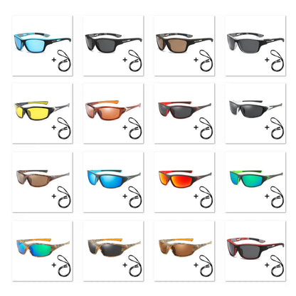 Gafas de sol polarizadas de alta definición para hombres y mujeres, gafas de sol para deportes al aire libre, pesca, protección UV400, gafas de conducción