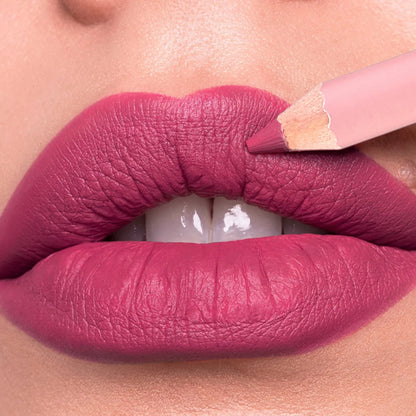 Lápiz delineador de labios mate de 12 colores, resistente al agua, con efecto voluminizador, lápiz labial natural, color rosa nude, contorno de labios profesional, maquillaje