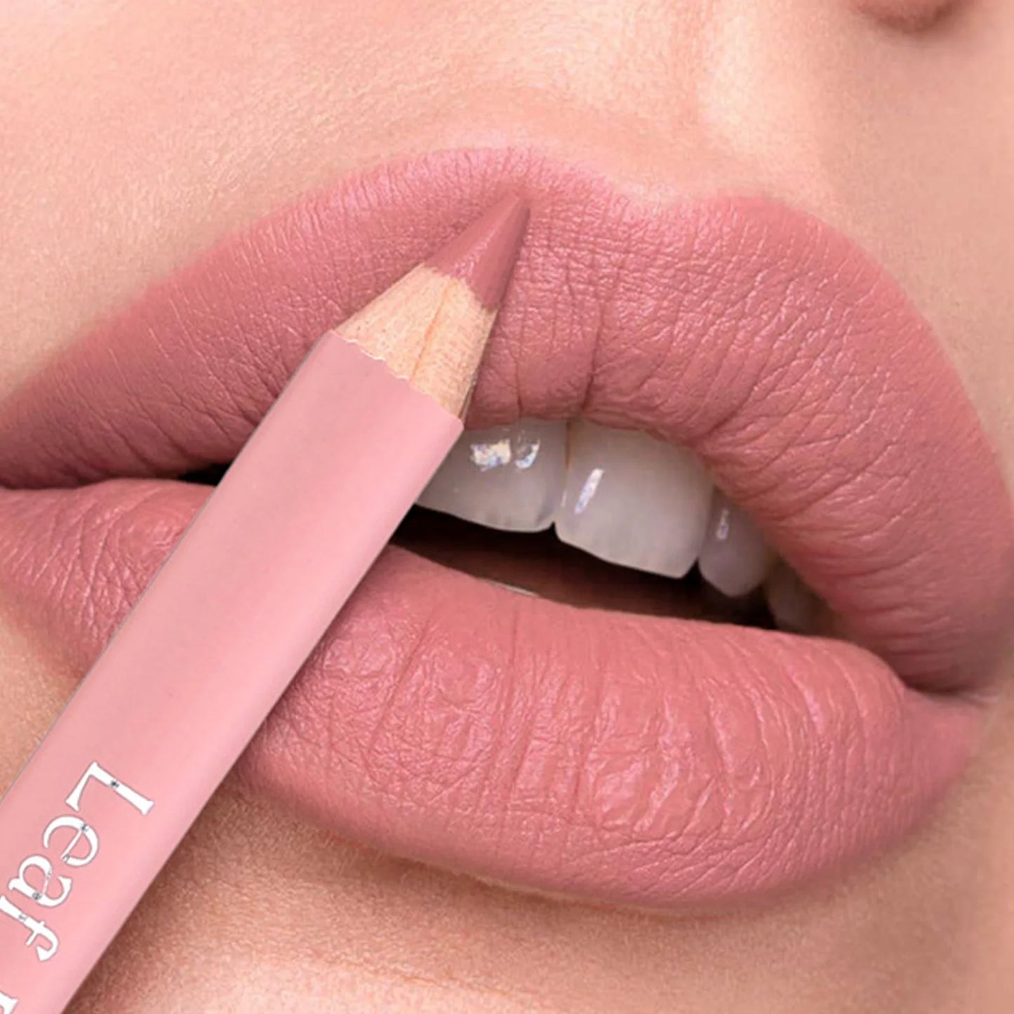 Lápiz delineador de labios mate de 12 colores, resistente al agua, con efecto voluminizador, lápiz labial natural, color rosa nude, contorno de labios profesional, maquillaje