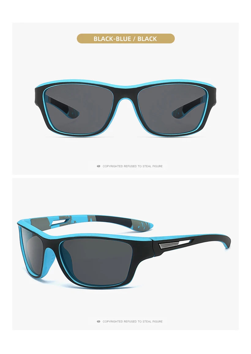 Gafas de sol polarizadas de alta definición para hombres y mujeres, gafas de sol para deportes al aire libre, pesca, protección UV400, gafas de conducción