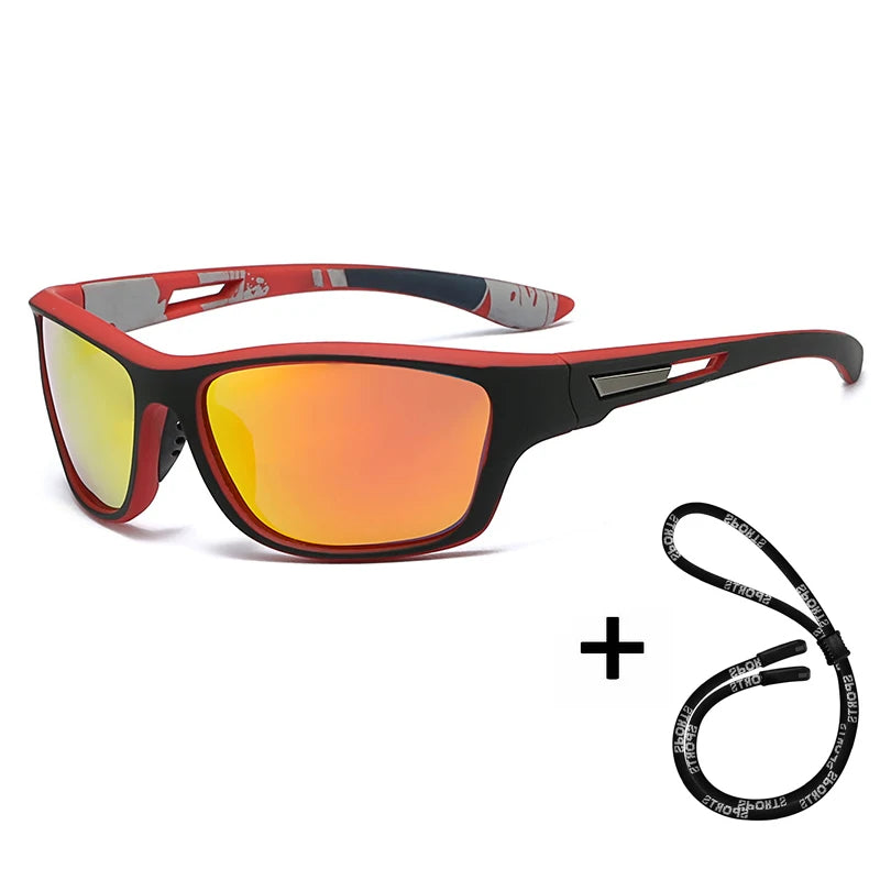 Gafas de sol polarizadas de alta definición para hombres y mujeres, gafas de sol para deportes al aire libre, pesca, protección UV400, gafas de conducción