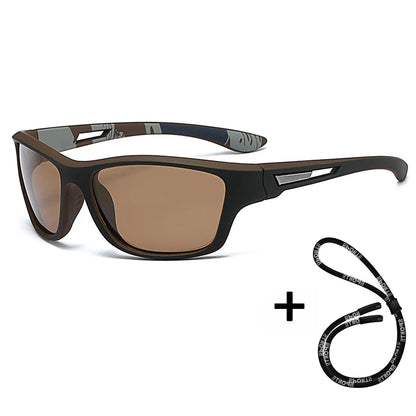 Gafas de sol polarizadas de alta definición para hombres y mujeres, gafas de sol para deportes al aire libre, pesca, protección UV400, gafas de conducción