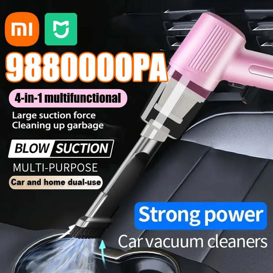 Aspiradora de coche inalámbrica MIJIA 9880000Pa, portátil, de alta potencia, con succión y limpieza integrada, para coche