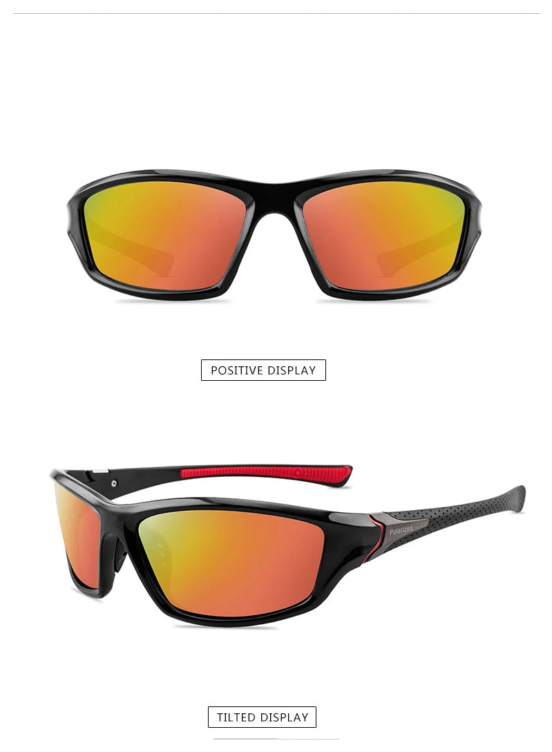 Gafas de sol polarizadas de alta definición para hombres y mujeres, gafas de sol para deportes al aire libre, pesca, protección UV400, gafas de conducción