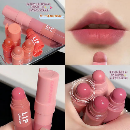 Kit de lápiz labial mate 4 en 1, conjunto de lápiz labial rojo sexy aterciopelado, taza antiadherente, lápiz labial multicolor, maquillaje, conjunto cosmético de labios